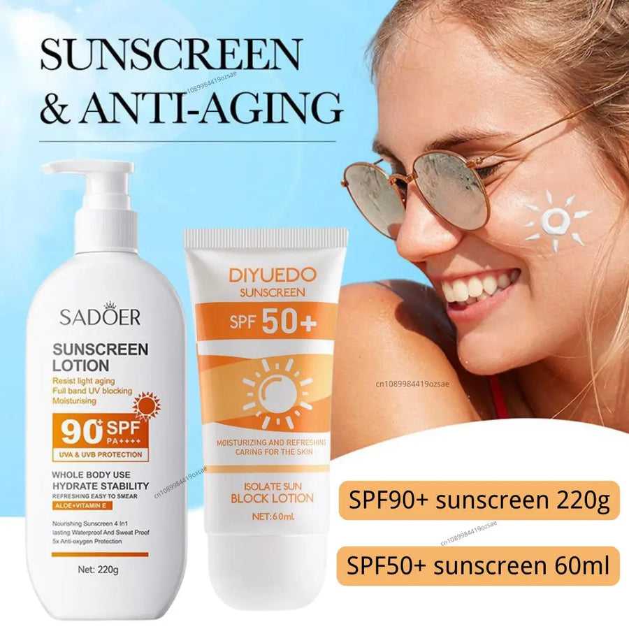 Crema Solare Sport SPF50+ / SPF90+ – Comfort Idratante & Protezione UV per Outdoor | Lido Nova
