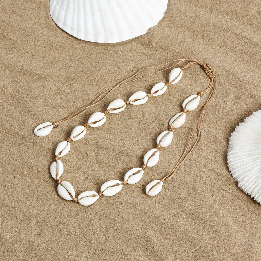 Collana Macramè Hawaiana con Conchiglie Naturali – Unisex Ocean Jewelry Estate 2026