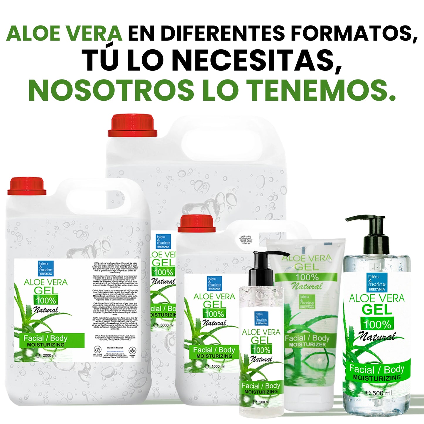 Gel Aloe Vera 100% Naturale – Viso, Corpo & Capelli | Idratazione Fresh After-Sun | Lido Nova