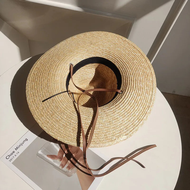 Cappello Panama in Paglia con Cintura – Tesa Larga Donna Estate 2026