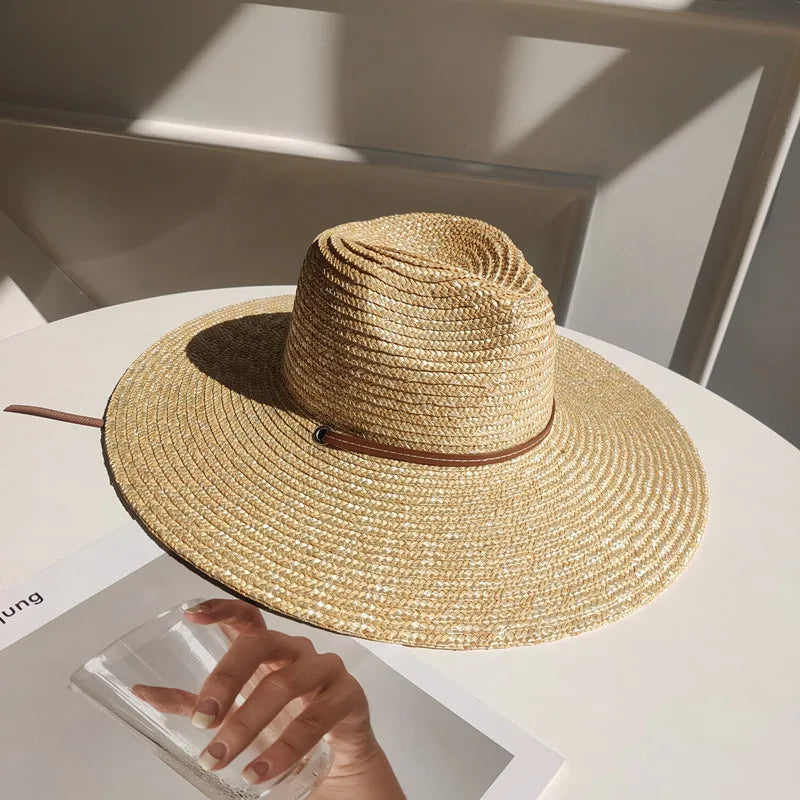 Cappello Panama in Paglia con Cintura – Tesa Larga Donna Estate 2026