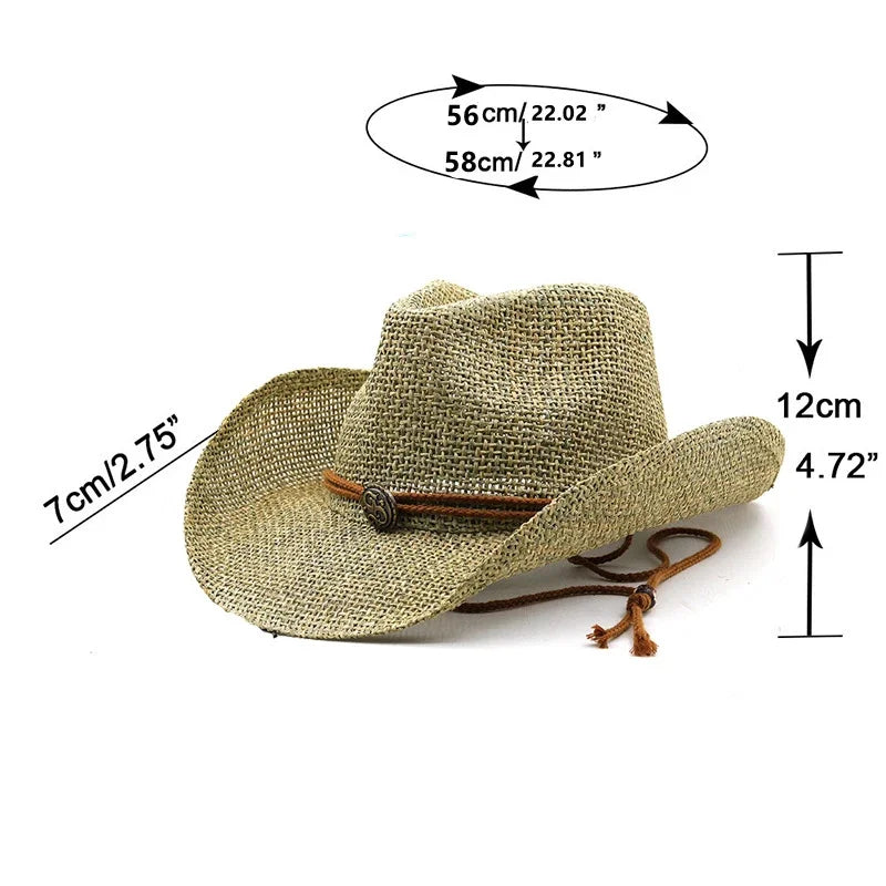 Cappello Cowboy in Paglia Handmade – Western Sun Protection Estate 2026