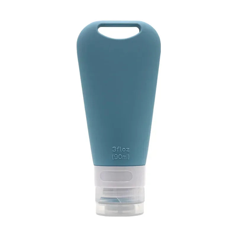1/3/4Pcs 90ml Travel Portable Silicone Set-bottling Lotion Cream Shampoo Body Wash Cosmetic Bottles Empty Containers - Lido nova 