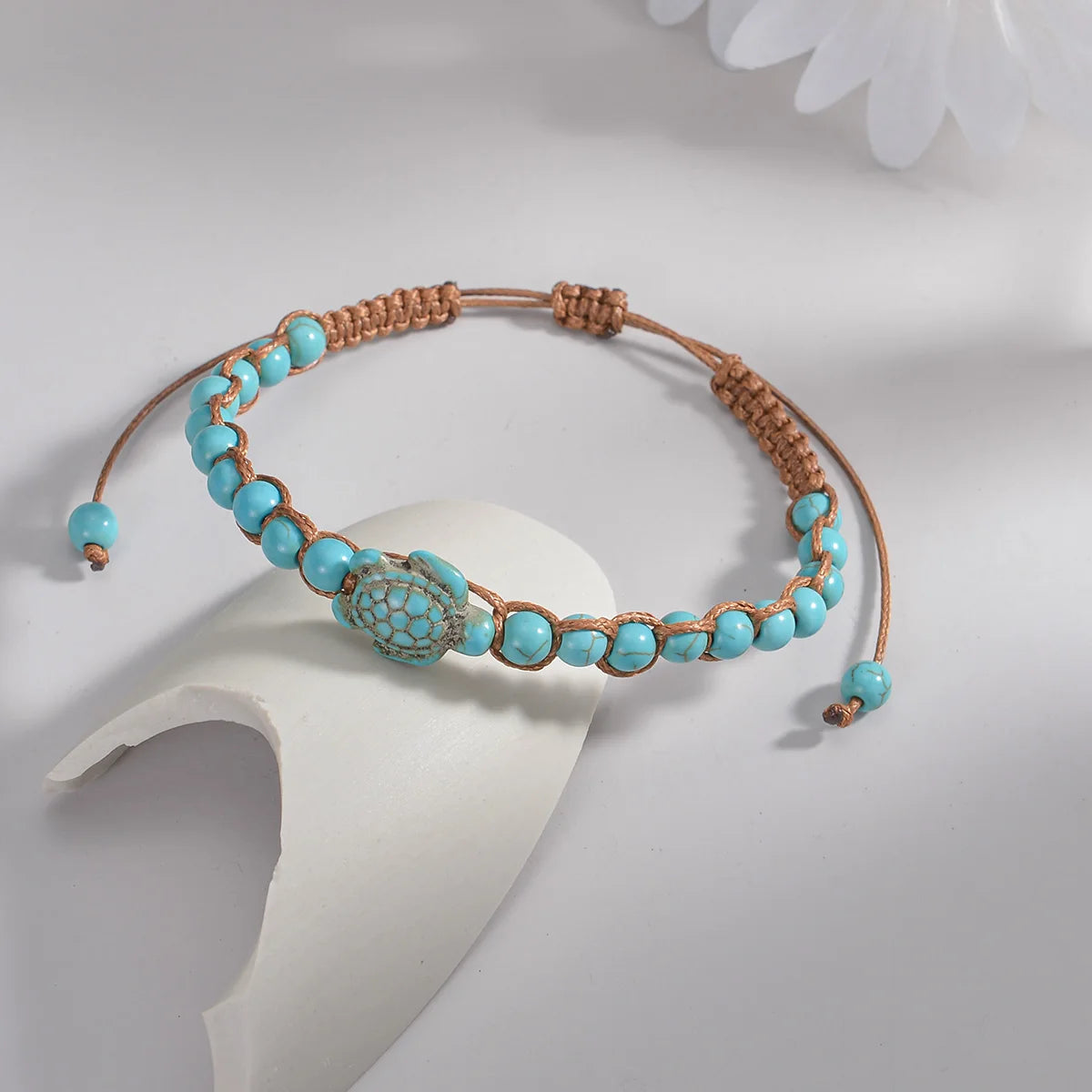 Cavigliera Ocean con Tartaruga Turchese – Regolabile Donna Estate 2026