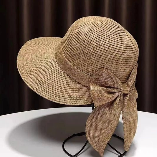 Cappello Sole in Paglia con Fiocco – Tesa Larga Donna Estate 2026