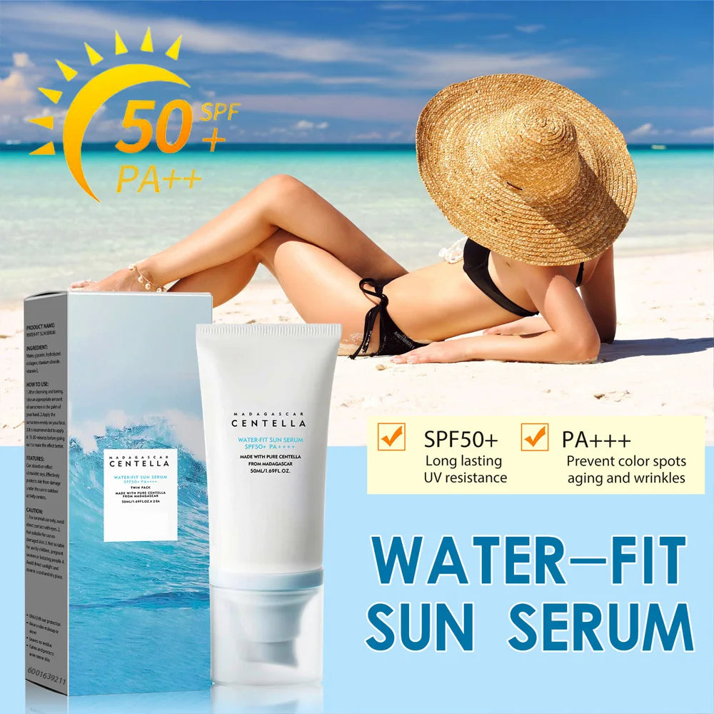 Crema Solare Viso SPF50+ con Centella – Idratante & Comfort Quotidiano (Viso & Corpo) | Lido Nova