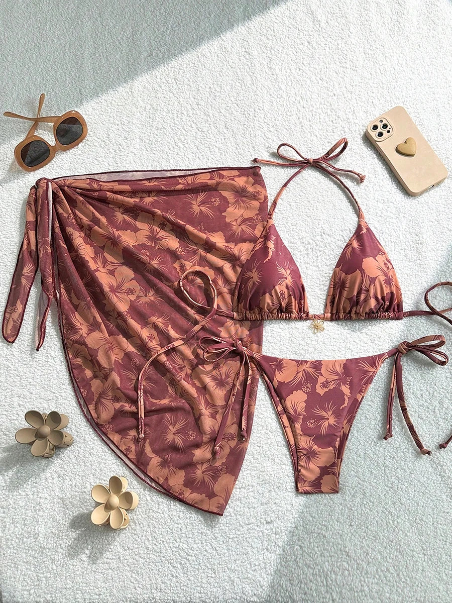 Micro Bikini Donna 2026 a Due Pezzi con Slip Thong Sexy Trend Mare - Lido nova 