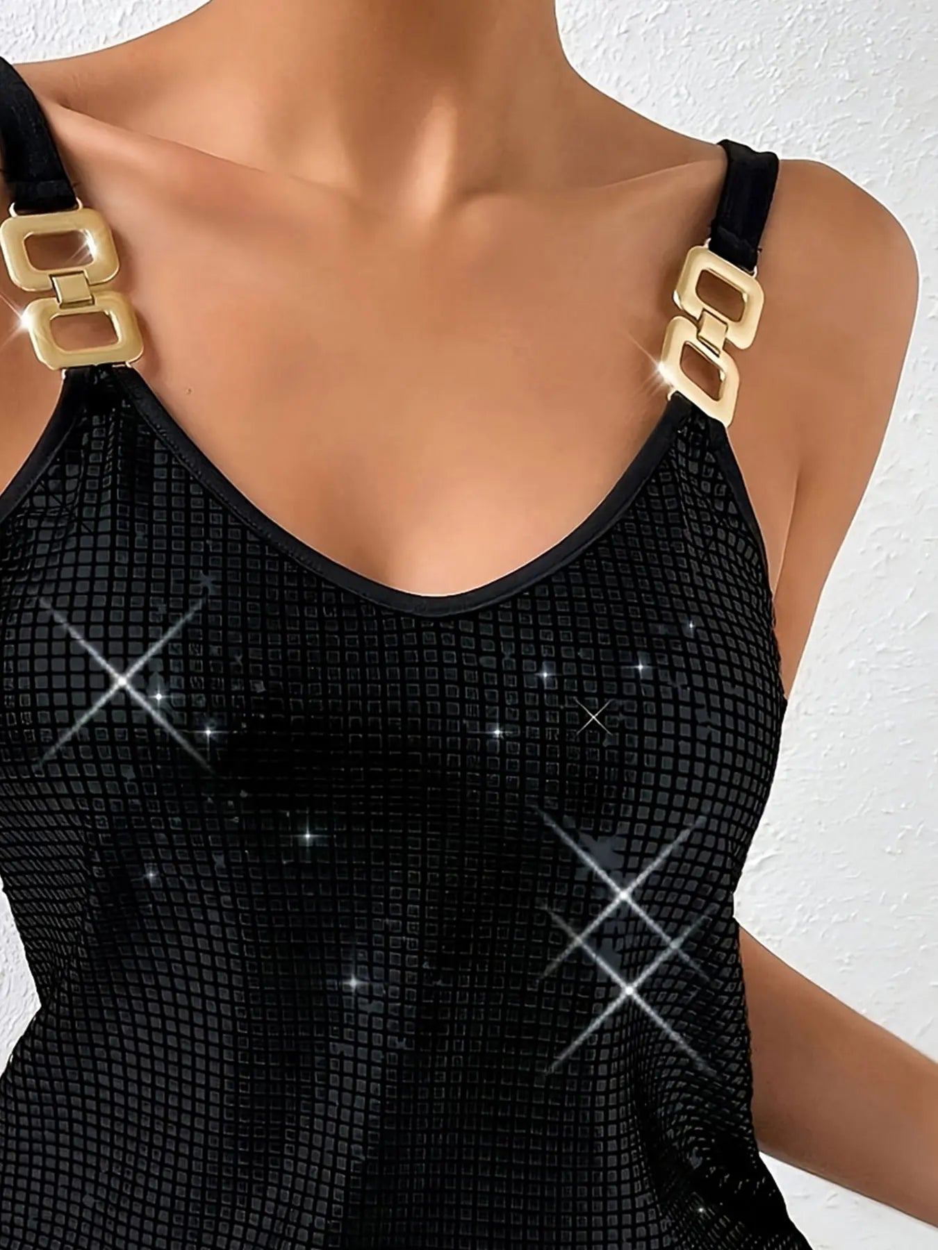 Tank Top Donna 2026 Plus Size Intrecciato Estivo Tinta Unita Senza Maniche - Lido nova 