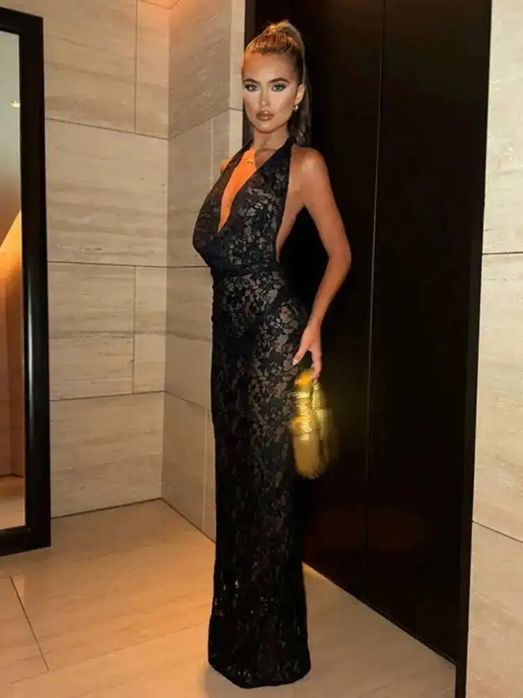 Set Estivo Donna 2026 2 Pezzi in Pizzo con Crop Top Strapless e Gonna Midi - Lido nova 