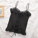 Tank Top Donna 2026 in Chiffon con Schiena Incrociata Plus Size Casual Chic