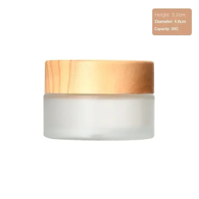 Contenitore Cosmetico Ricaricabile in Vetro (5–50g) – Travel