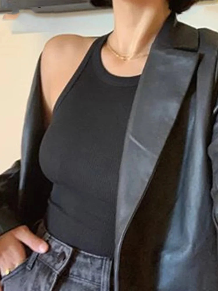 Top Estivo Donna 2026 a Costine Slim Senza Maniche - Lido nova 