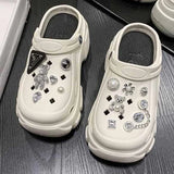 Clogs Platform Luxury Bling con Orsetto & Perle – Donna Estate 2026