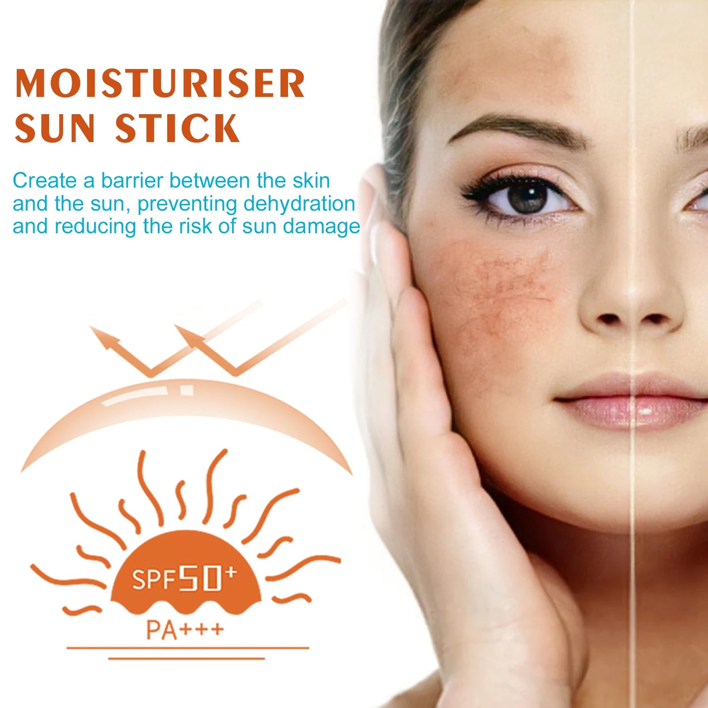 Stick Solare Viso SPF50 – Leggero, Non Appiccicoso & Comfort Idratante | Lido Nova