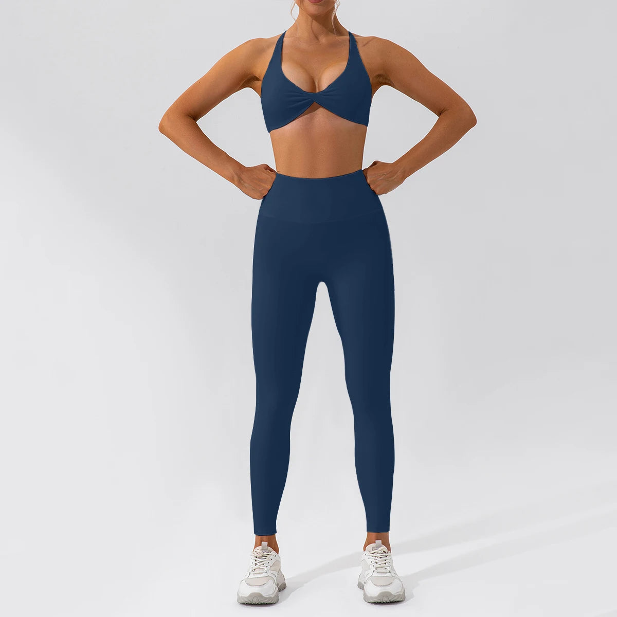 Set Yoga Donna 2026 2 Pezzi Asciugatura Rapida con Maglia Sportiva Manica Lunga - Lido nova 