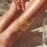 Set Cavigliere Boho Stackable – Catene Vegane Placcate 18K Donna Estate 2026