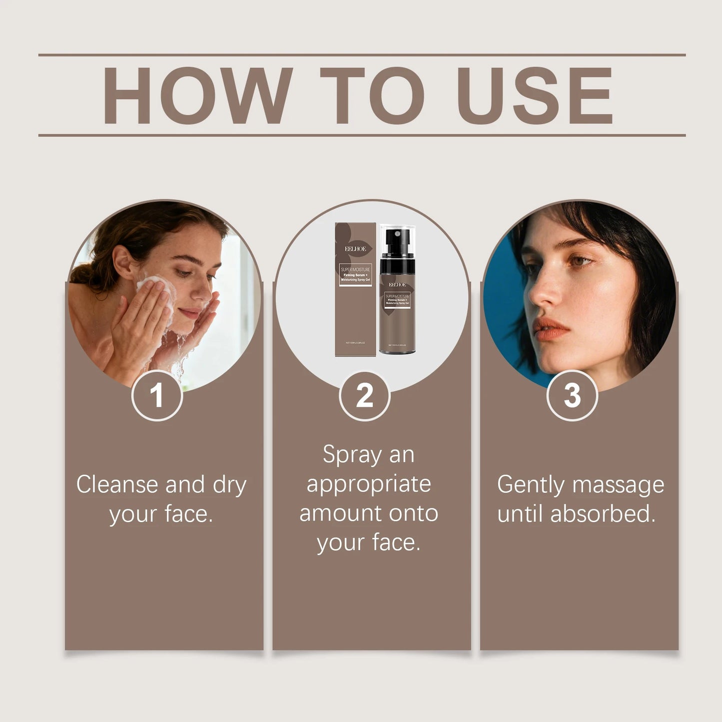 Spray Viso Idratante EELHOE 100ml – Mist Gentle & Effetto Fresh (Unisex) | Lido Nova