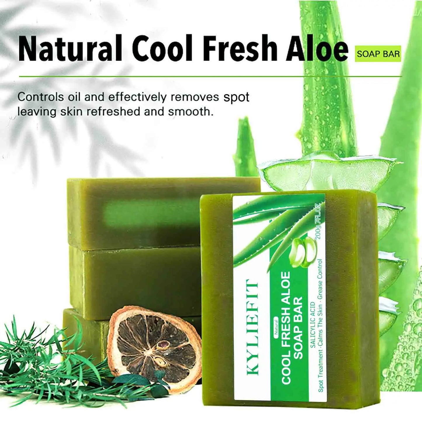 Sapone Solido all'Aloe Viso & Corpo (200g) – Detersione Fresca & Pelle più Uniforme | Lido Nova