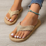 Flip Flops Boho in Corda Intrecciata – Soft Sole Donna Estate 2026