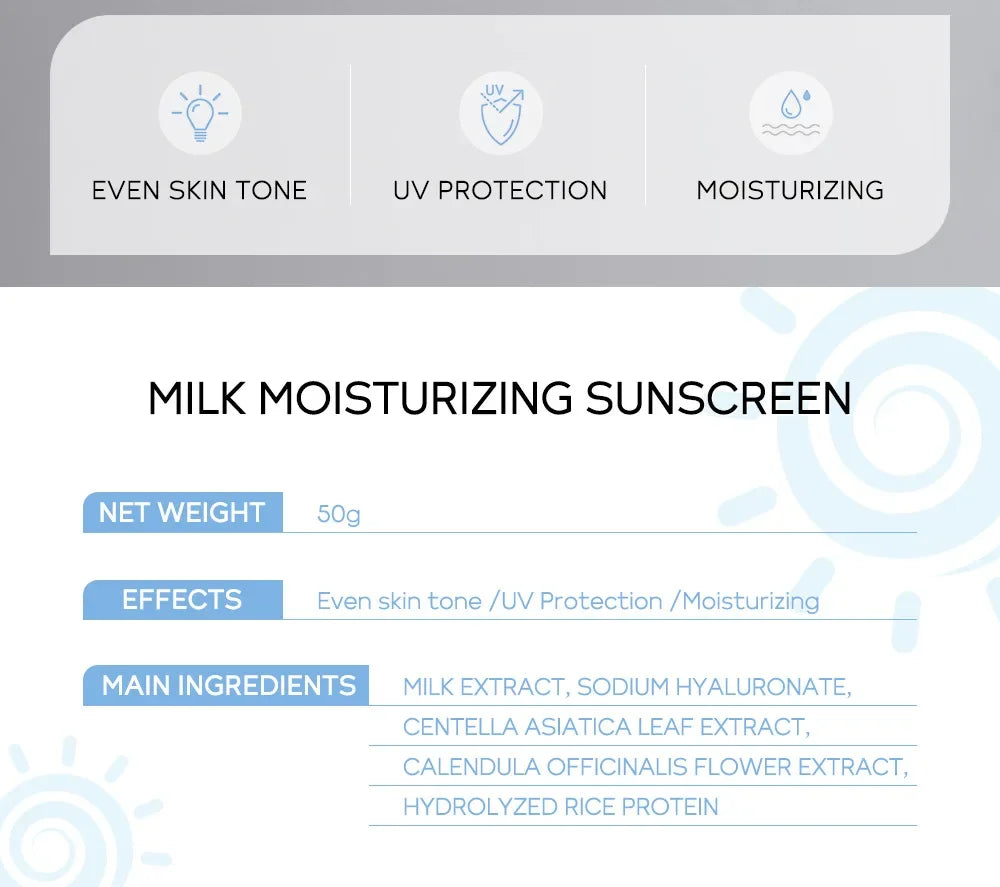 Crema Solare SPF50+ PA++++ Viso & Corpo – Resistente all'Acqua, Non Unge, Finish Invisibile | Lido Nova
