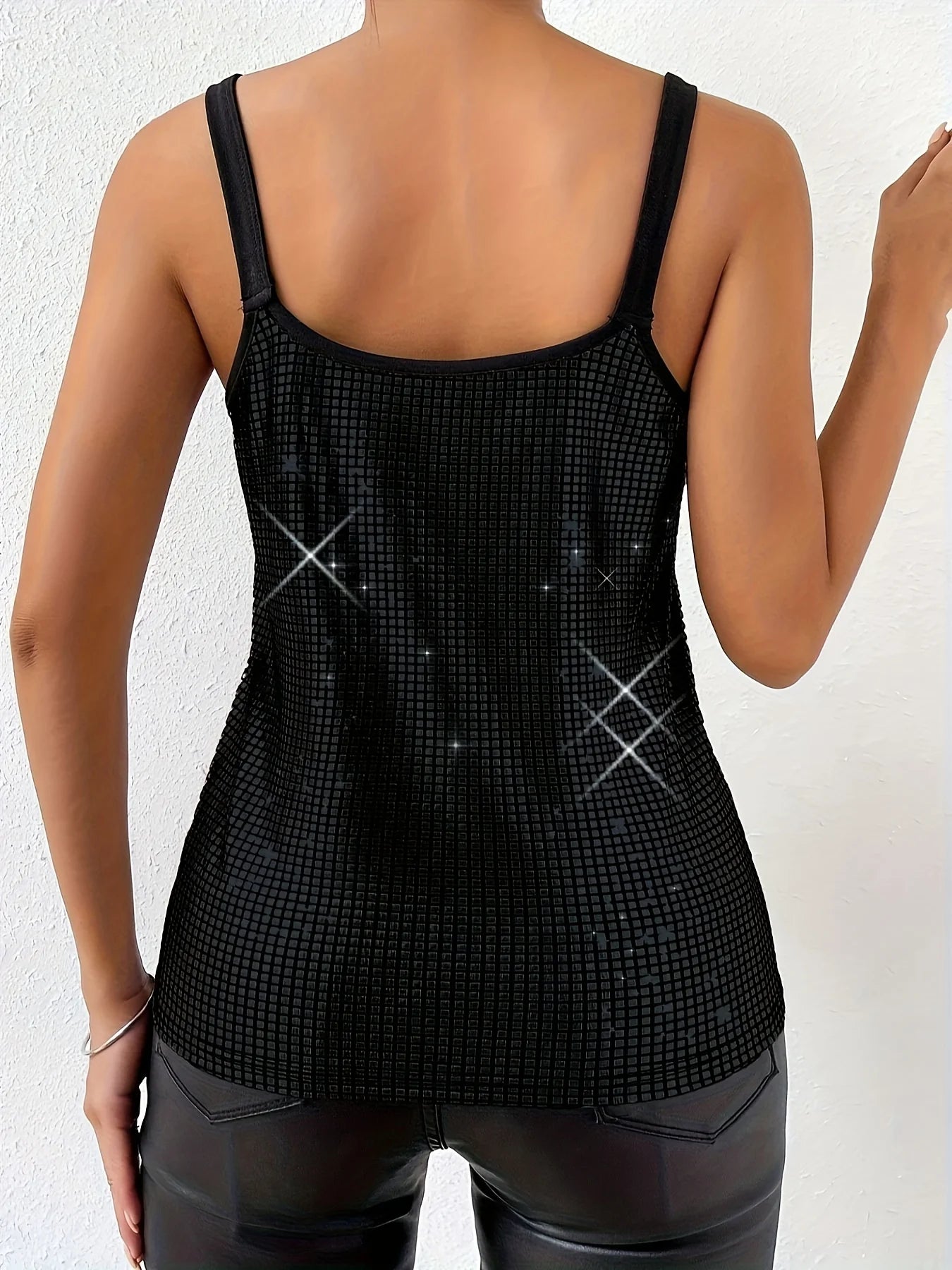 Tank Top Donna 2026 Plus Size Intrecciato Estivo Tinta Unita Senza Maniche - Lido nova 