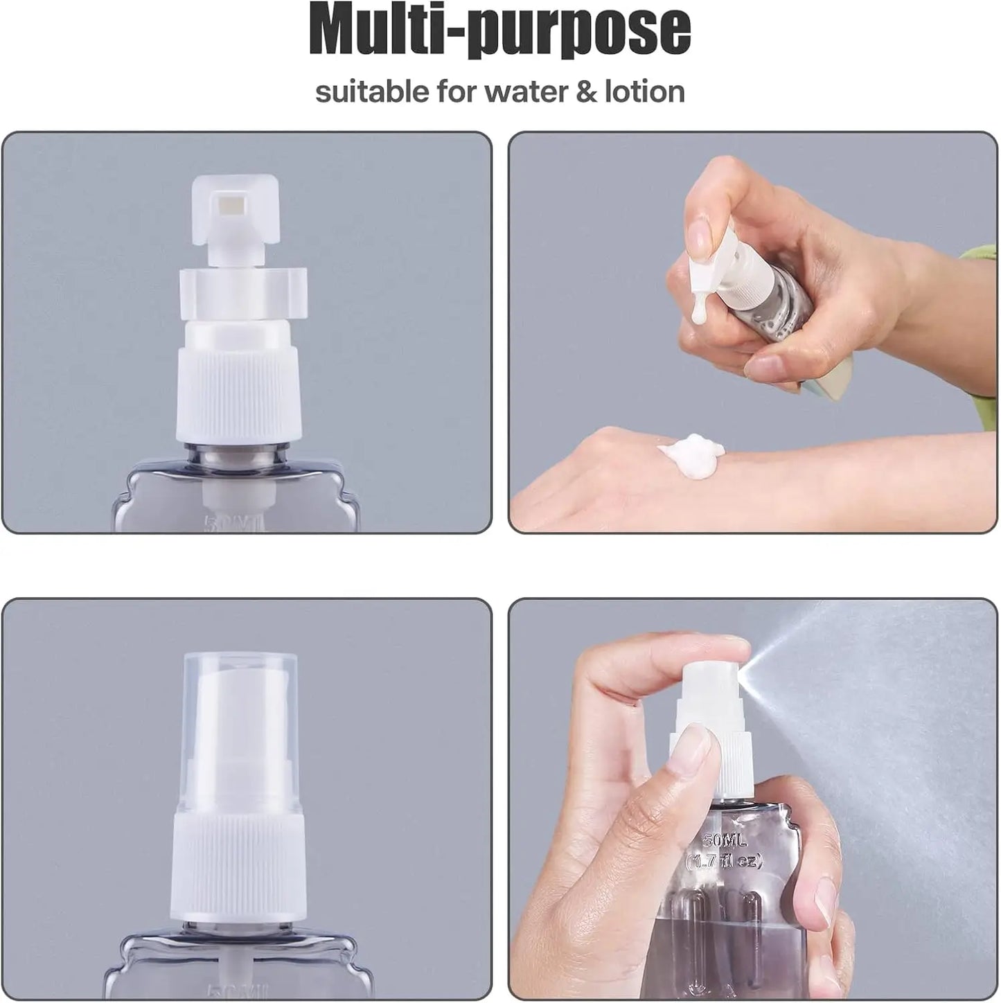 TRAVELKIT Flaconi Viaggio 4-in-1 (1 kit) – Anti-Perdita