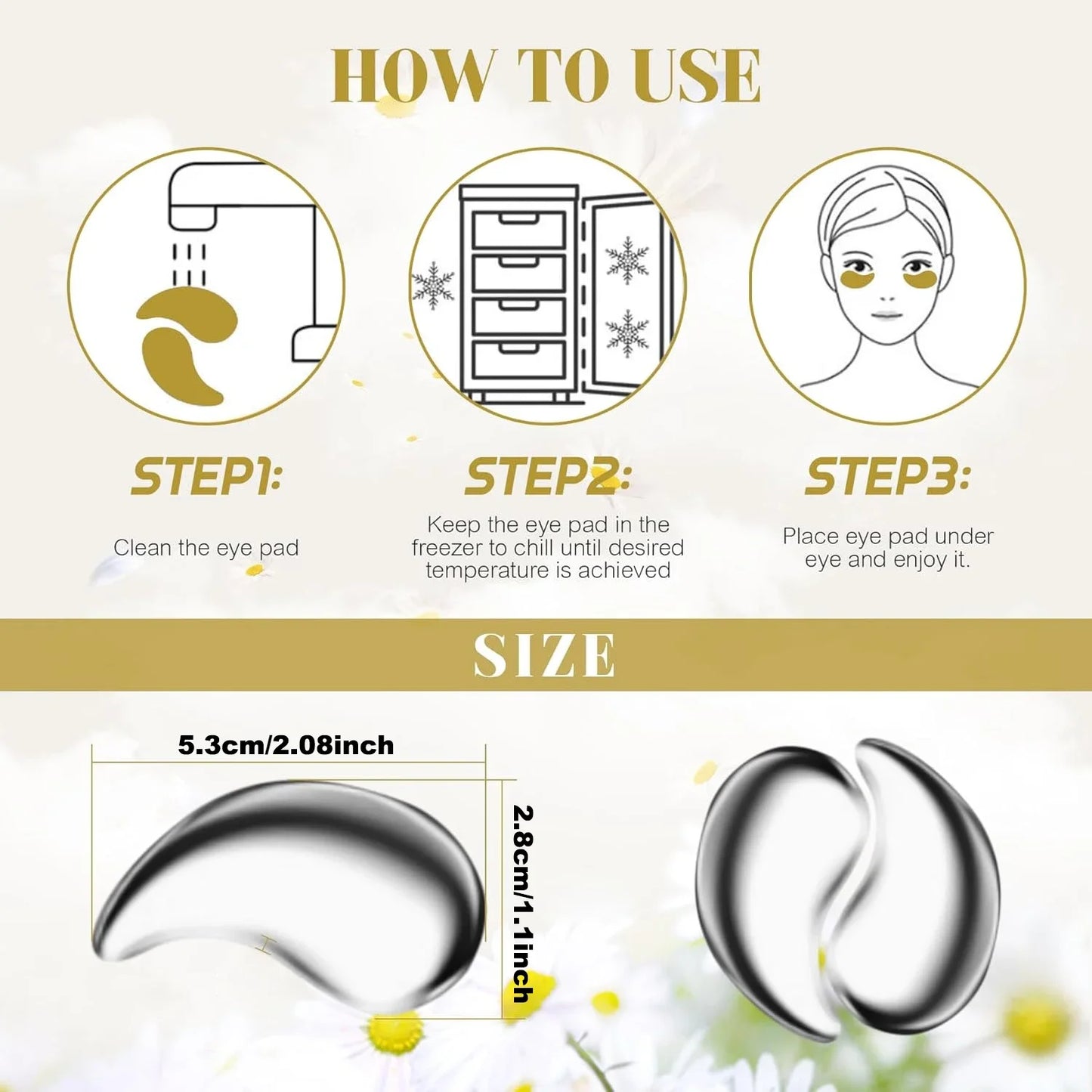 Eye Pads Acciaio Inox Caldo/Freddo – Mini Cooling Set | Lido Nova