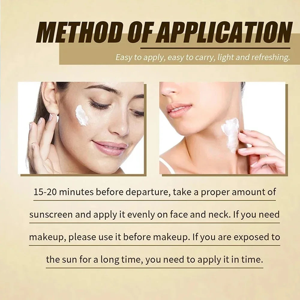 Lozione Solare SPF50+ PA+++ "Rice" – Leggera, Oil-Free & Idratante (Viso & Corpo) | Lido Nova