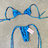 Micro Bikini Donna 2026 Push Up Stampato Halter con Slip Brasiliano Sexy