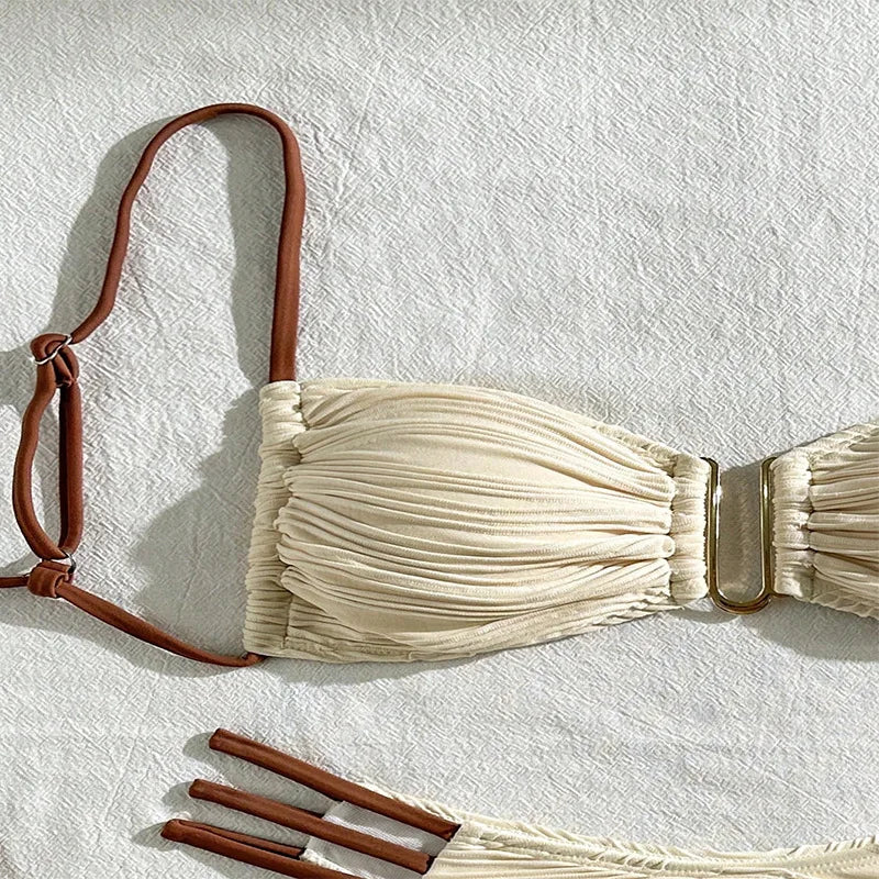 Bikini Donna 2026 Push Up Sexy con Slip Brasiliano per Mare e Piscina - Lido nova 