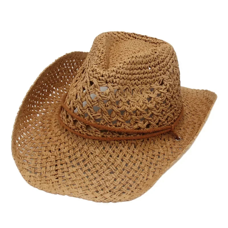 Cappello Cowboy Western Vintage – Paglia Unisex Protezione UV Estate 2026