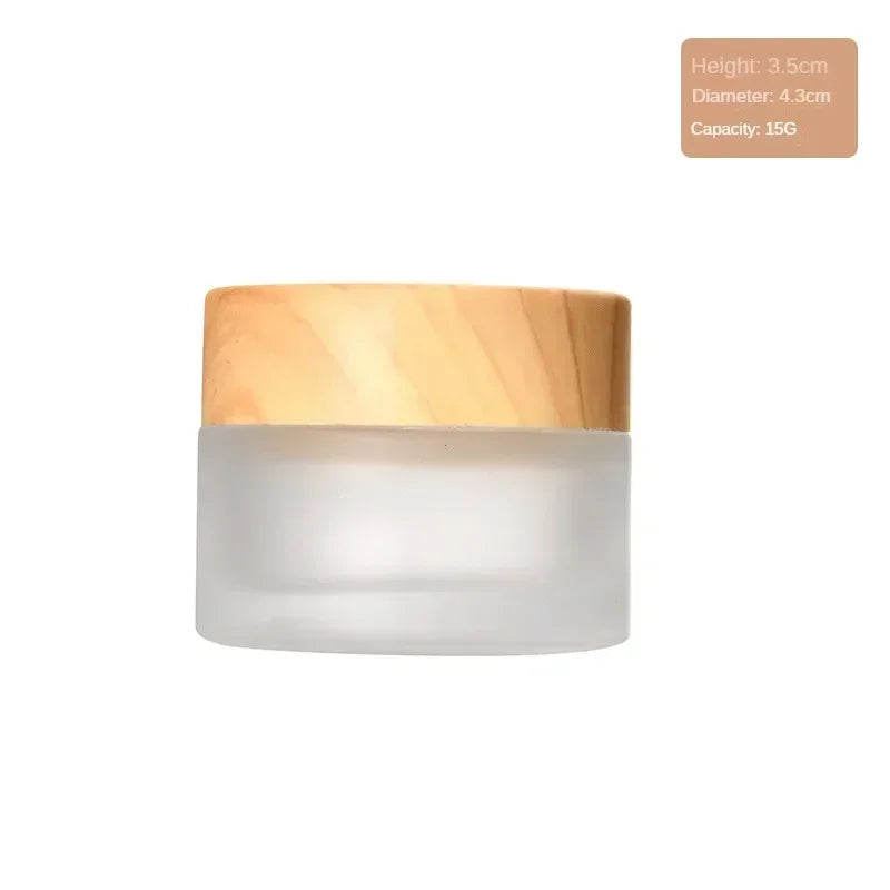 Contenitore Cosmetico Ricaricabile in Vetro (5–50g) – Travel