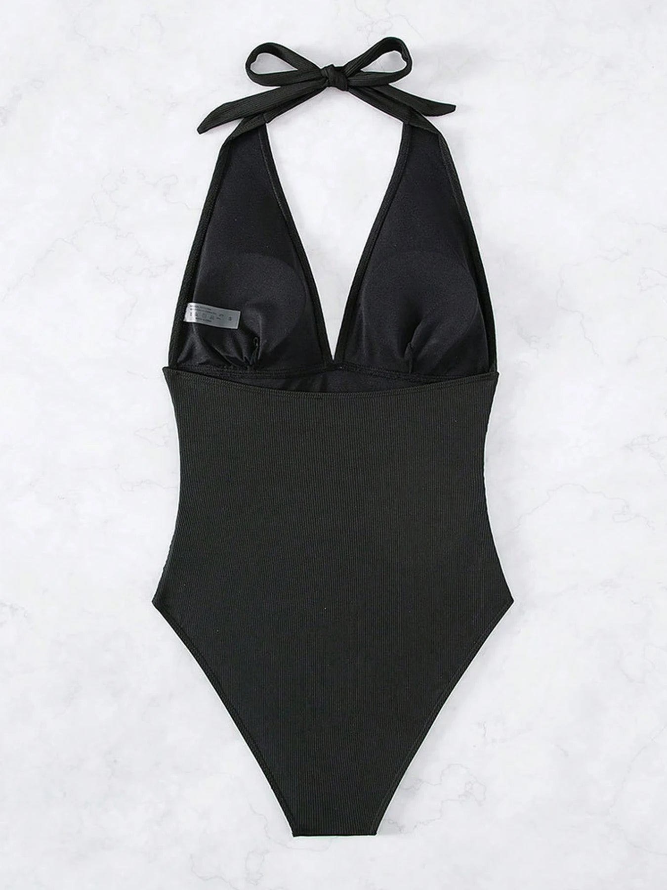 Monokini Donna 2026 con Scollo Profondo a V Halter Push Up Sexy da Mare - Lido nova 