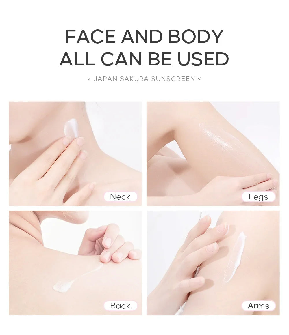 Crema Solare Viso SPF50 Sakura – Texture Leggera & Comfort Idratante (30g) | Lido Nova