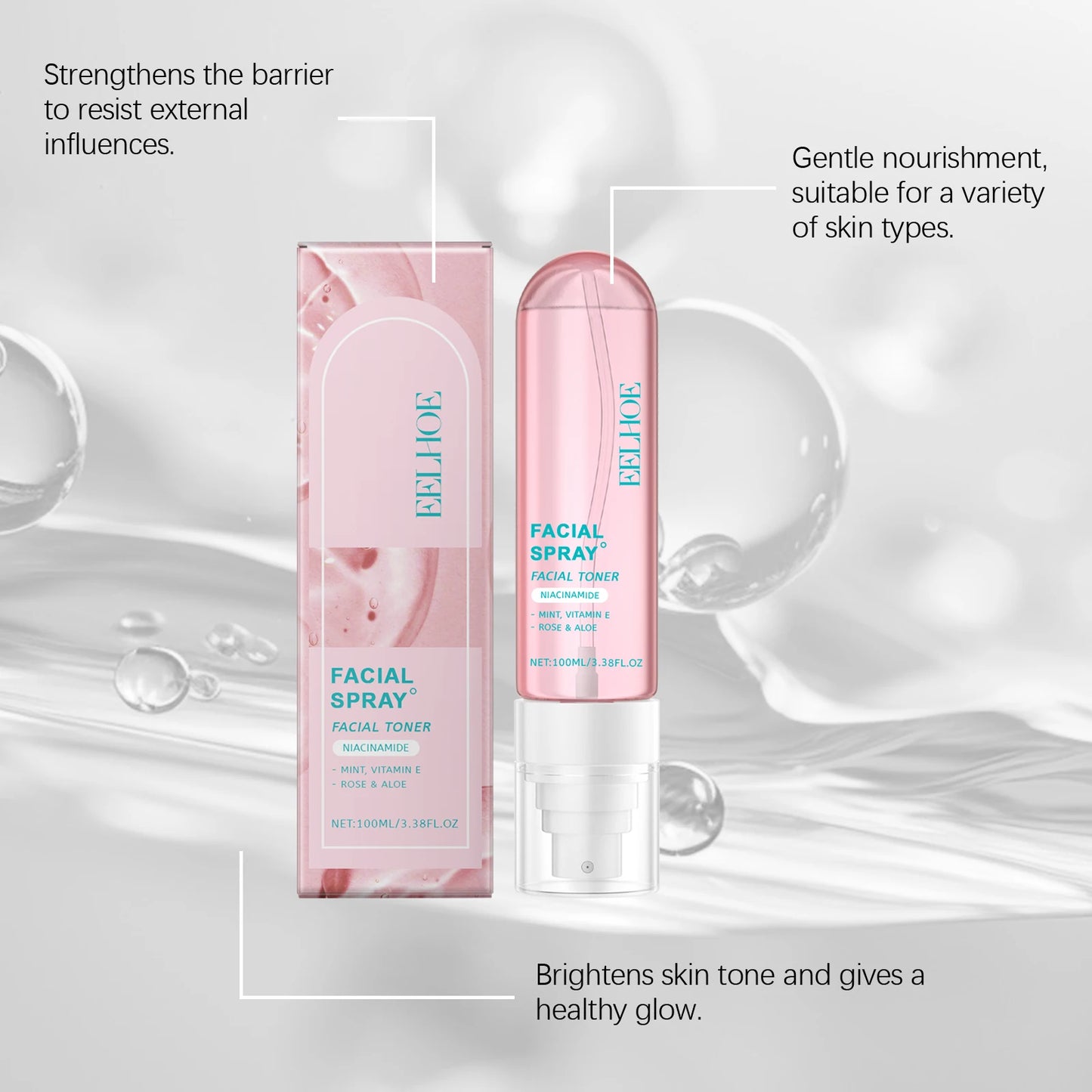 Tonico Spray Niacinamide 100ml – Idratazione Fresh & Pelle più Uniforme | Lido Nova