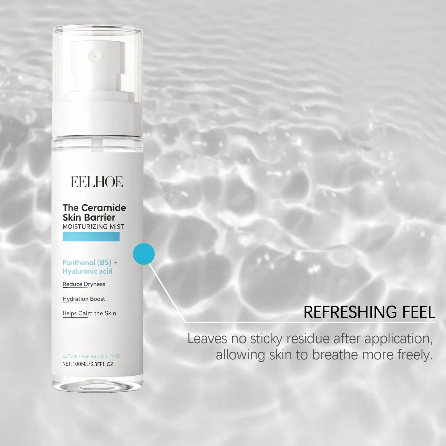 Face Mist Ialuronico + Ceramide NP + Vitamina B5 100ml – Barriera & Idratazione Deep | Lido Nova