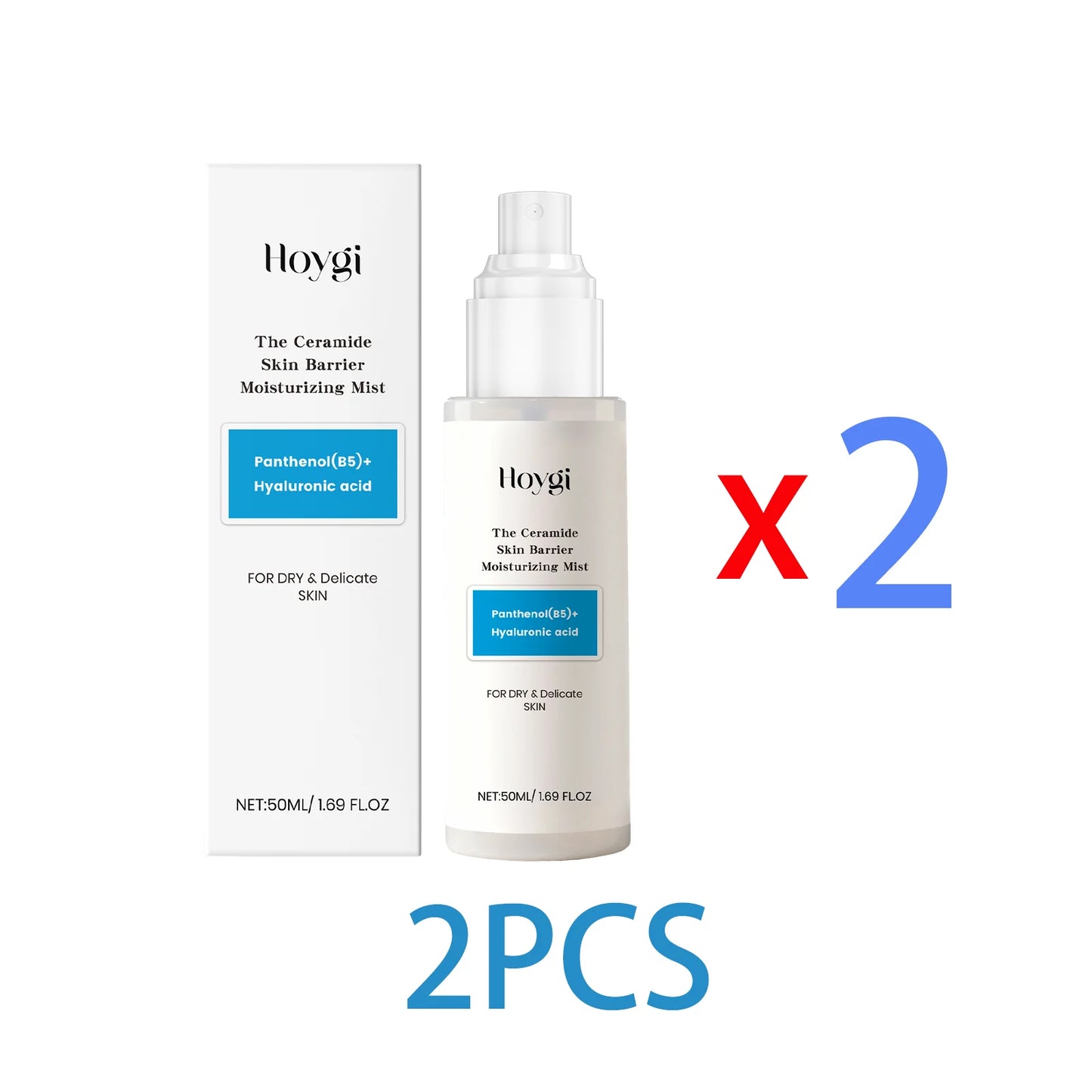 Face Mist Acido Ialuronico + Ceramidi 50ml – Barriera & Fresh Travel (Pelle Secca) | Lido Nova