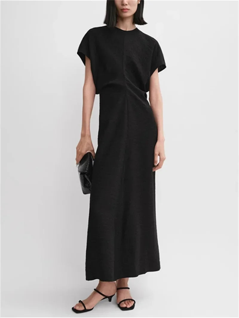 Abito Estivo Donna 2026 Midi Minimalista Plissettato - Lido nova 