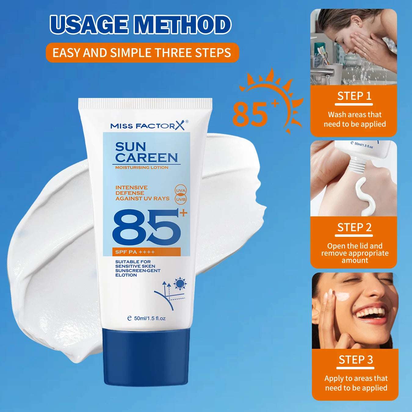 Crema Solare Minerale Naturale SPF – Viso & Corpo, Fresca e Non Unge | Lido Nova