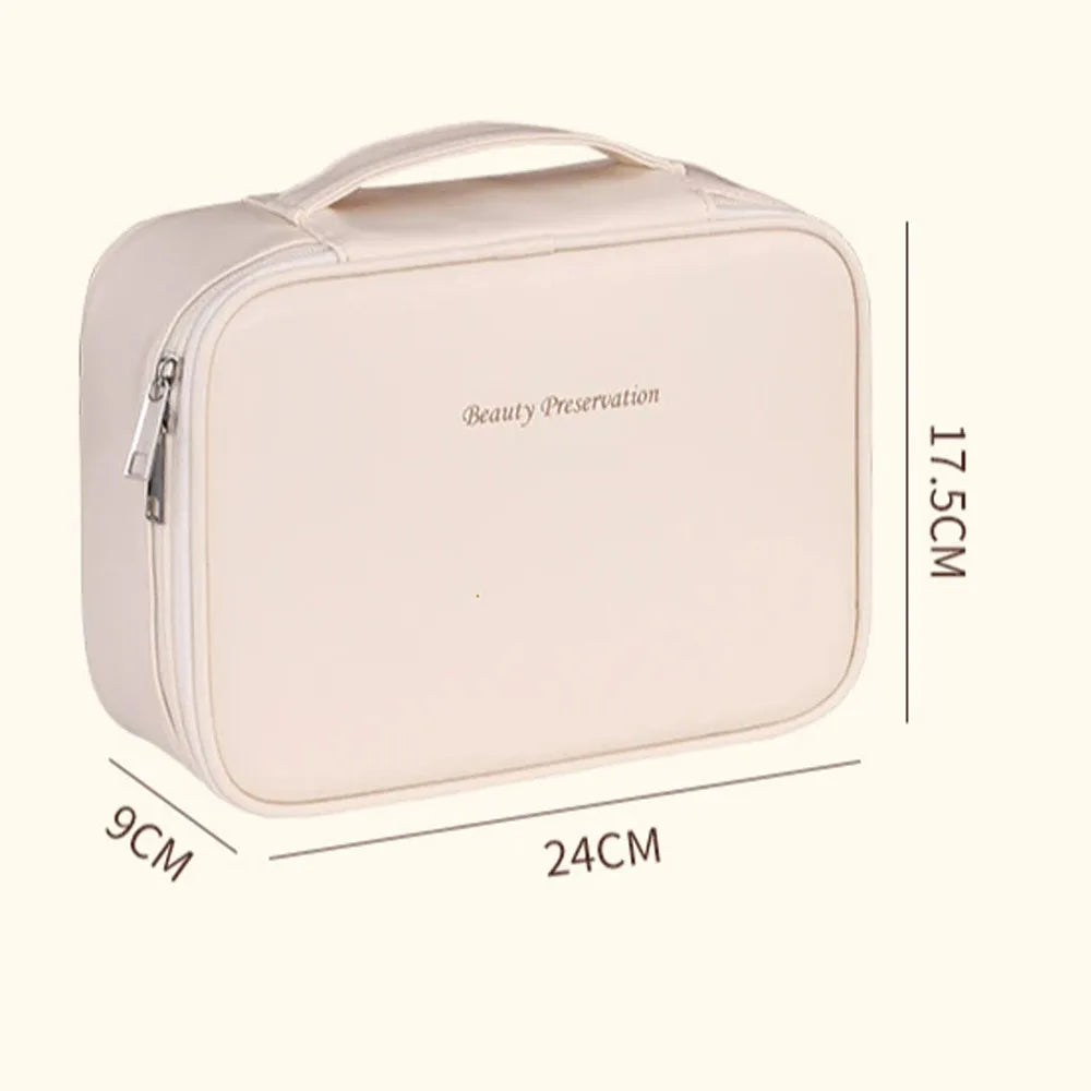 LidoNova Beauty Case Doppio Strato Elegante Anti-Disordine 1 pz