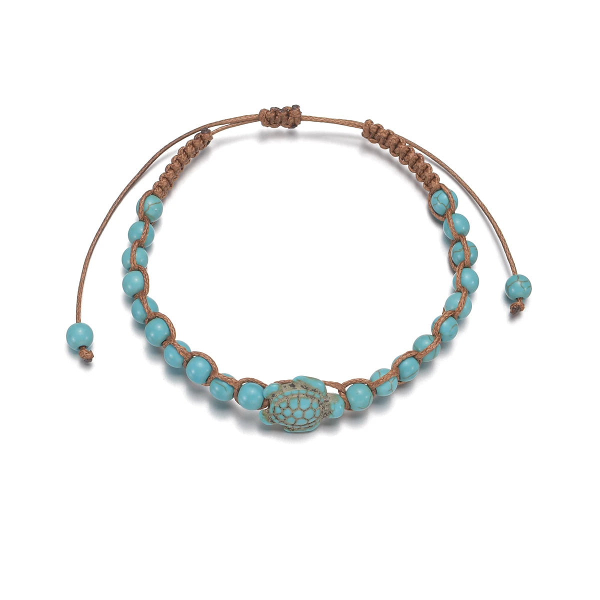 Cavigliera Ocean con Tartaruga Turchese – Regolabile Donna Estate 2026