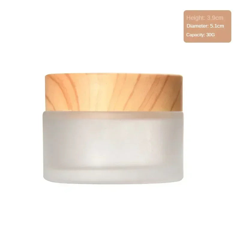 Contenitore Cosmetico Ricaricabile in Vetro (5–50g) – Travel