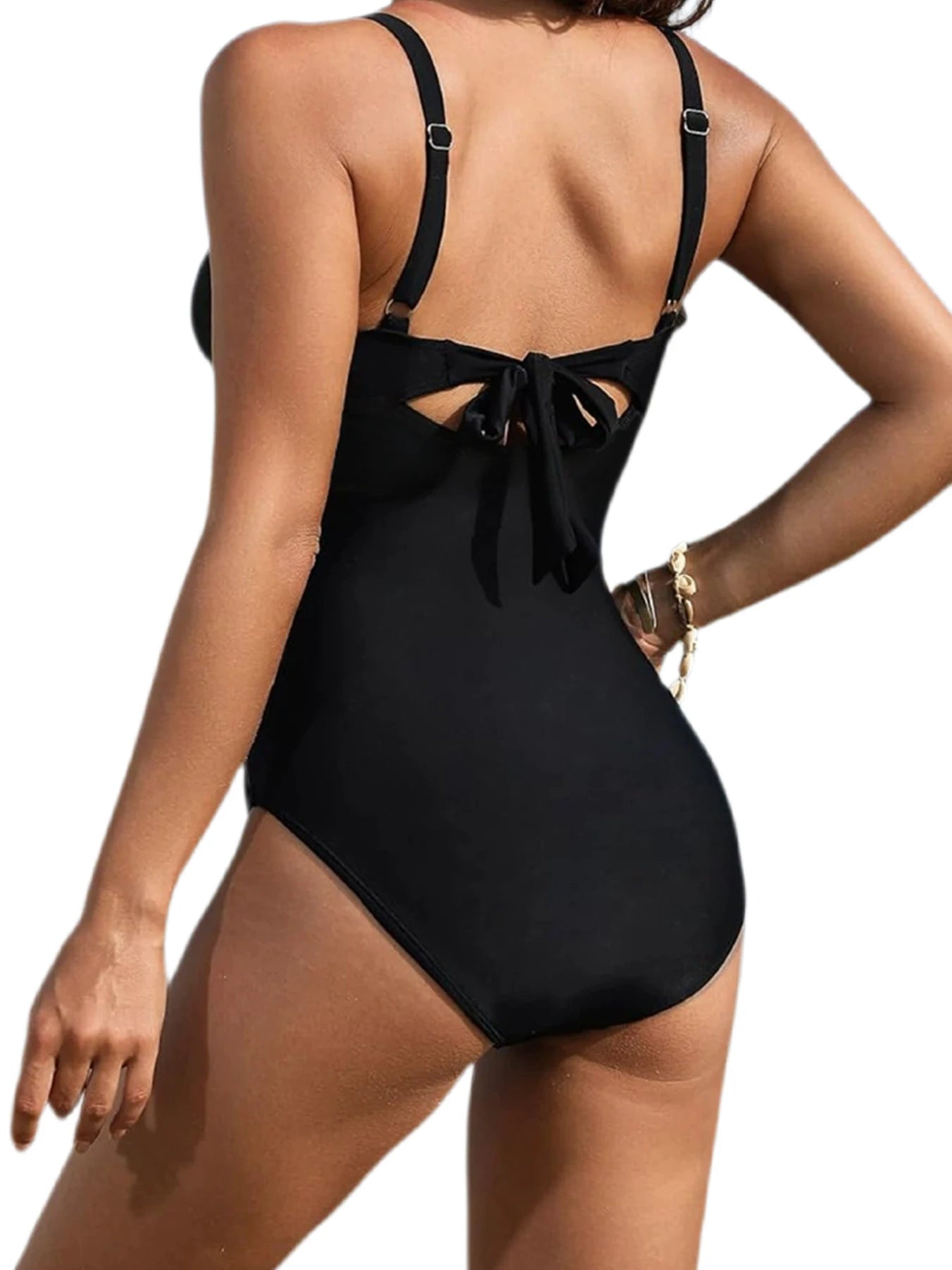 Monokini Donna 2026 in Mesh con Incrocio e Push Up Sexy da Mare - Lido nova 