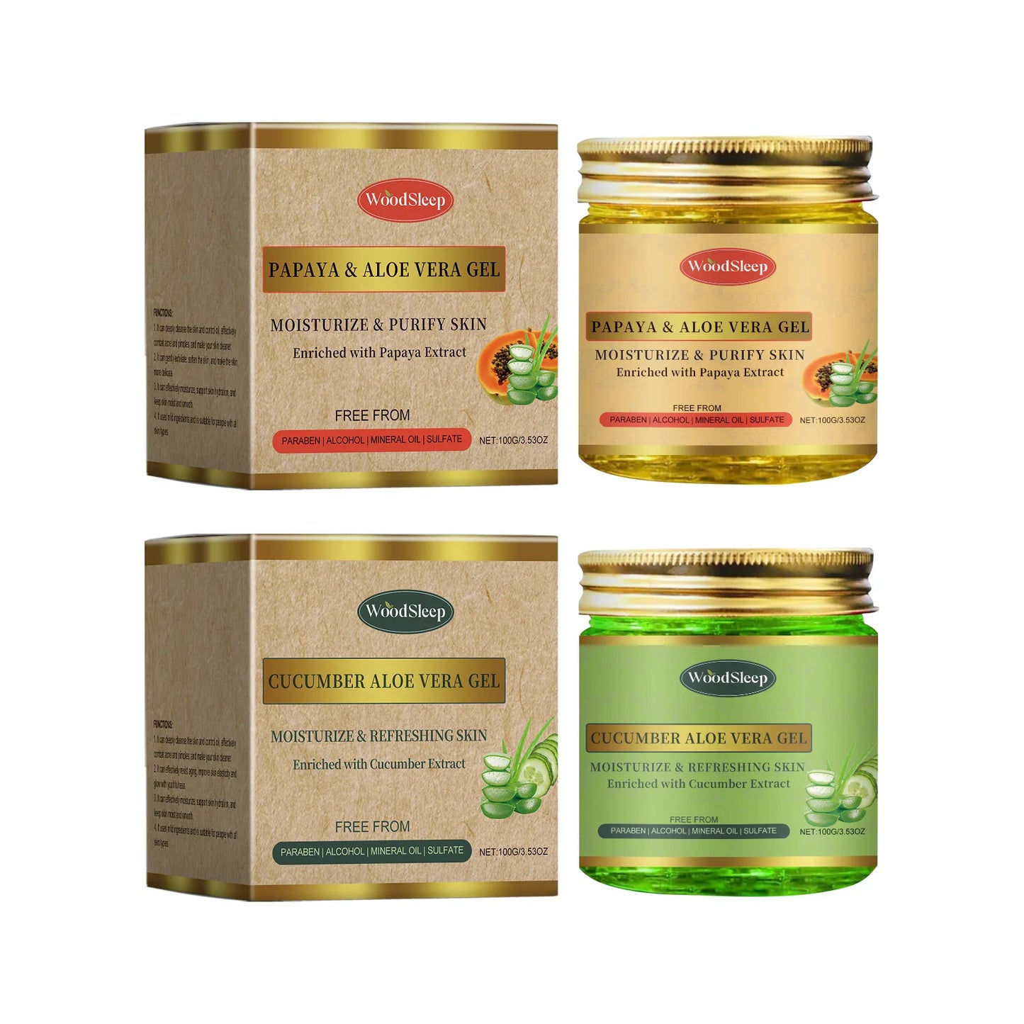 Gel Aloe Vera Lenitivo – Idratazione Profonda & Comfort per Pelle Sensibile (Viso) | Lido Nova