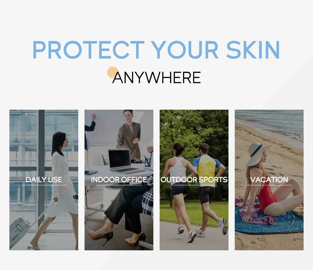 Crema Solare SPF50+ PA++++ Viso & Corpo – Resistente all'Acqua, Non Unge, Finish Invisibile | Lido Nova