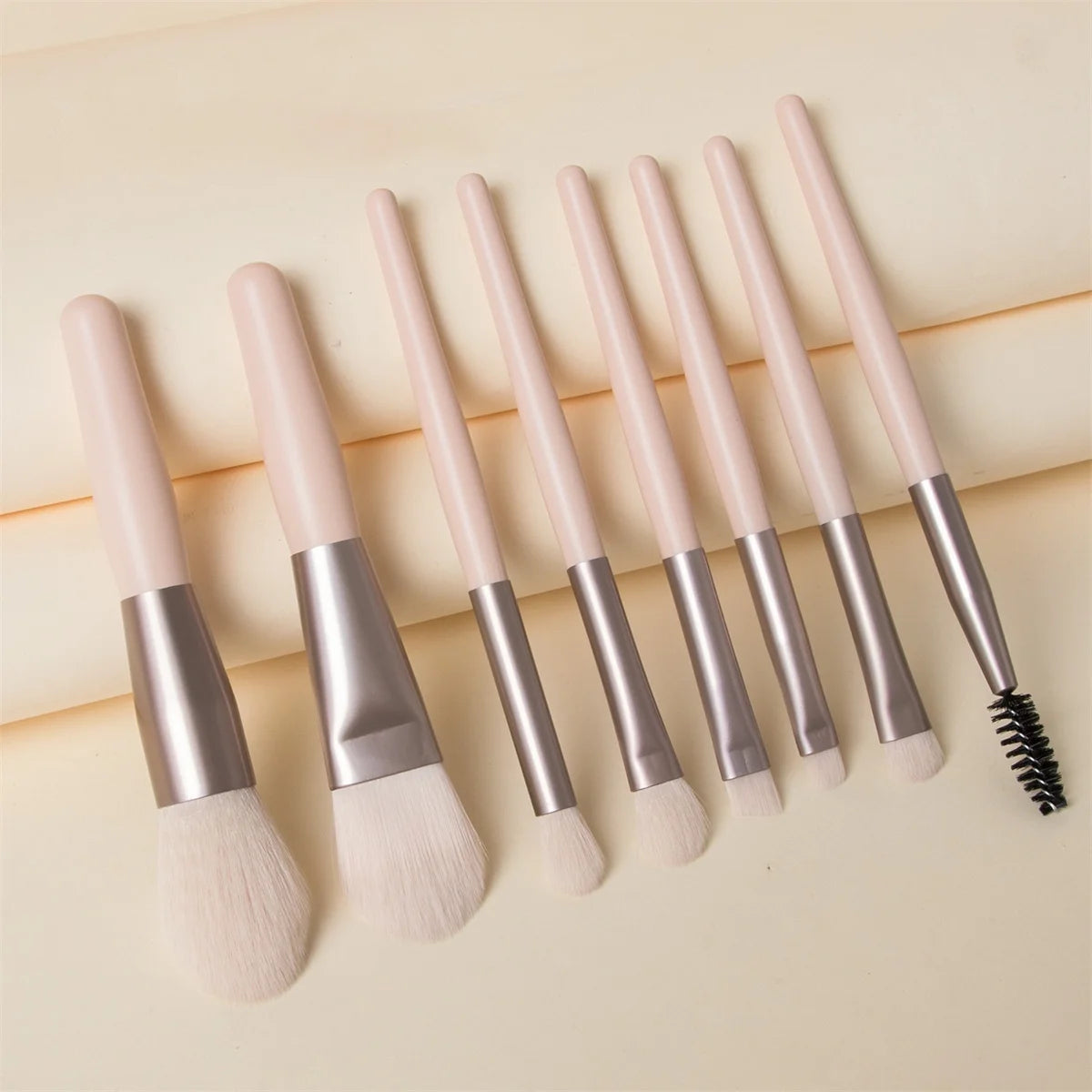 Liplns Set Pennelli Trucco Mini 8 pz (1 set) – Base & Occhi
