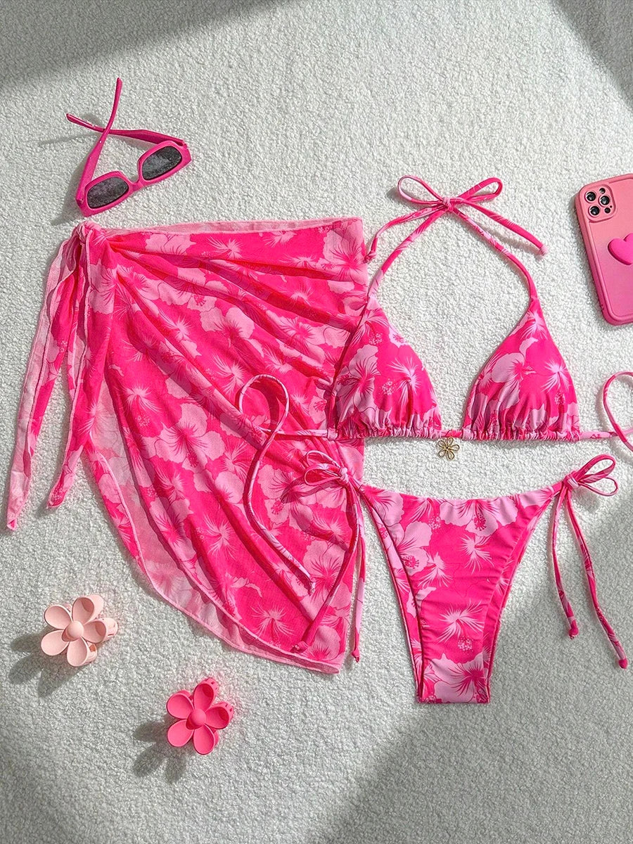 Micro Bikini Donna 2026 a Due Pezzi con Slip Thong Sexy Trend Mare - Lido nova 