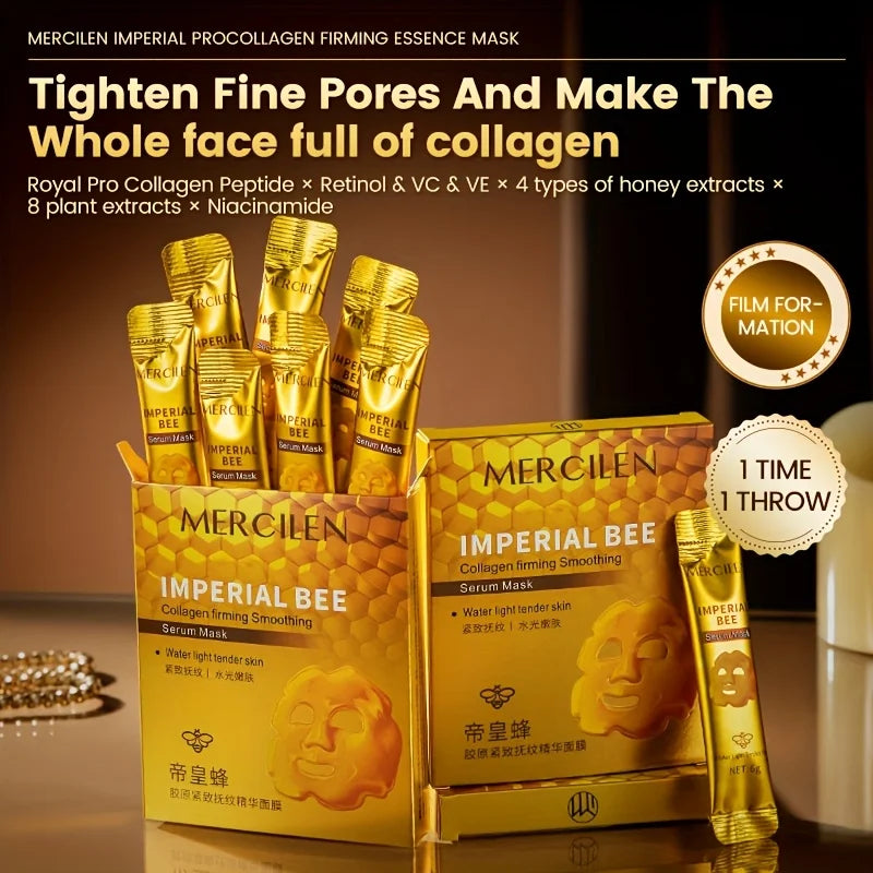 Maschera Viso Peel-Off Bee 10pz – Idratazione & Glow Estate 2026 – Lido Nova