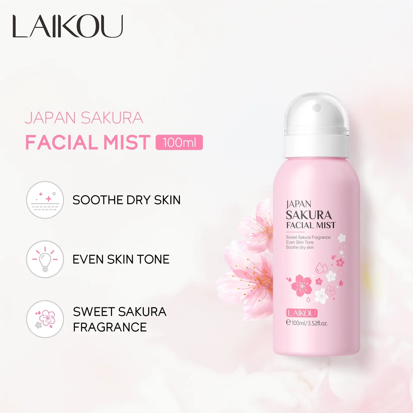 Face Mist Sakura Niacinamide 100ml – Idratazione Fresh & Pelle più Uniforme | Lido Nova