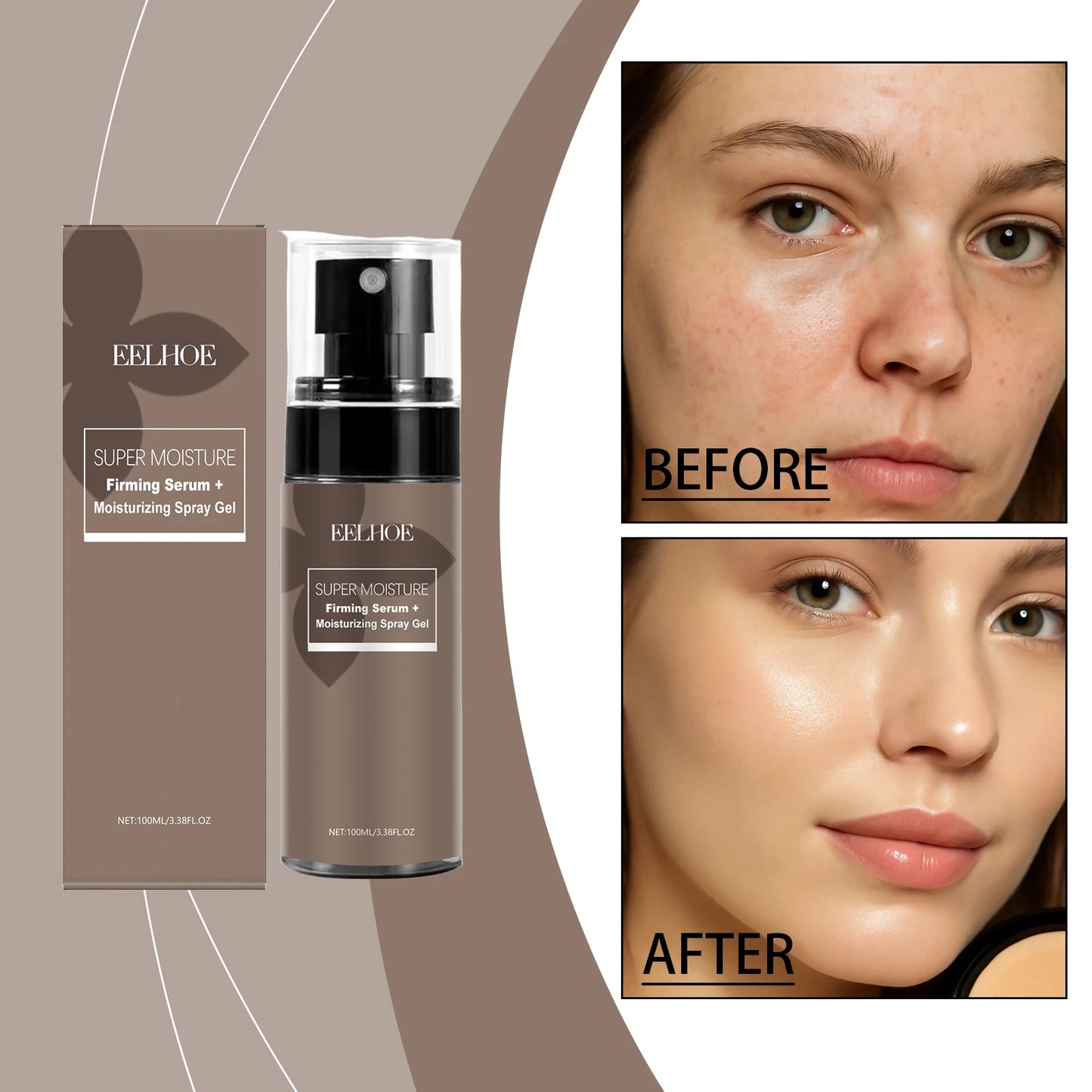 Spray Viso Idratante EELHOE 100ml – Mist Gentle & Effetto Fresh (Unisex) | Lido Nova